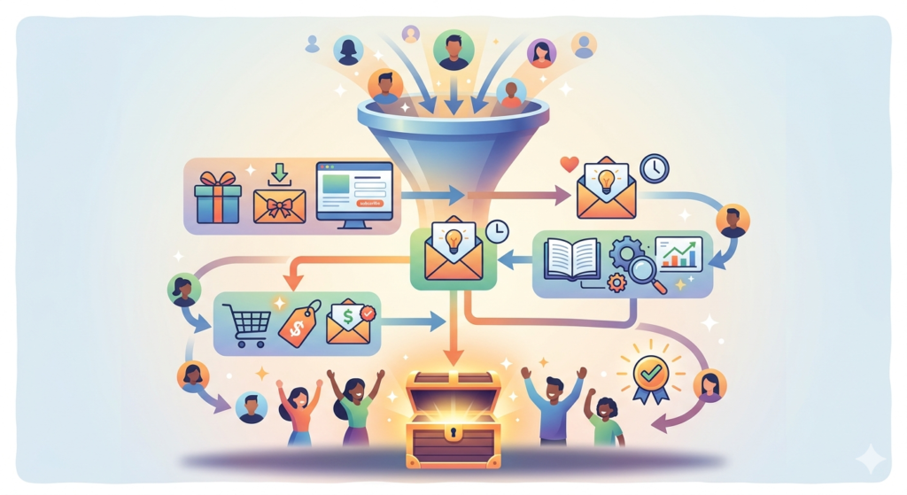 How to Create a Simple Email Funnel in 2026 gemini generated image tt44bott44bott44